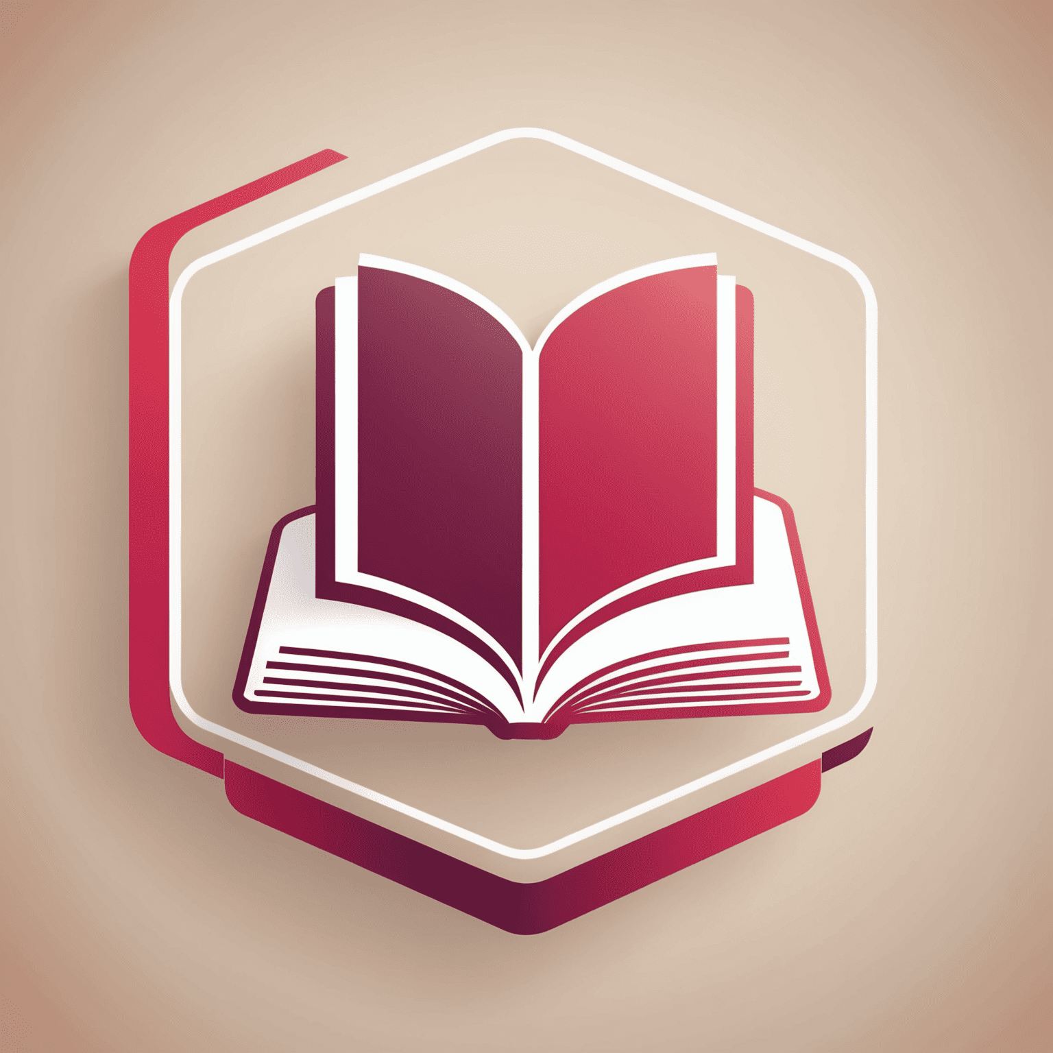 Calibile logo featuring a stylized book or e-reader device with a red and pink color scheme