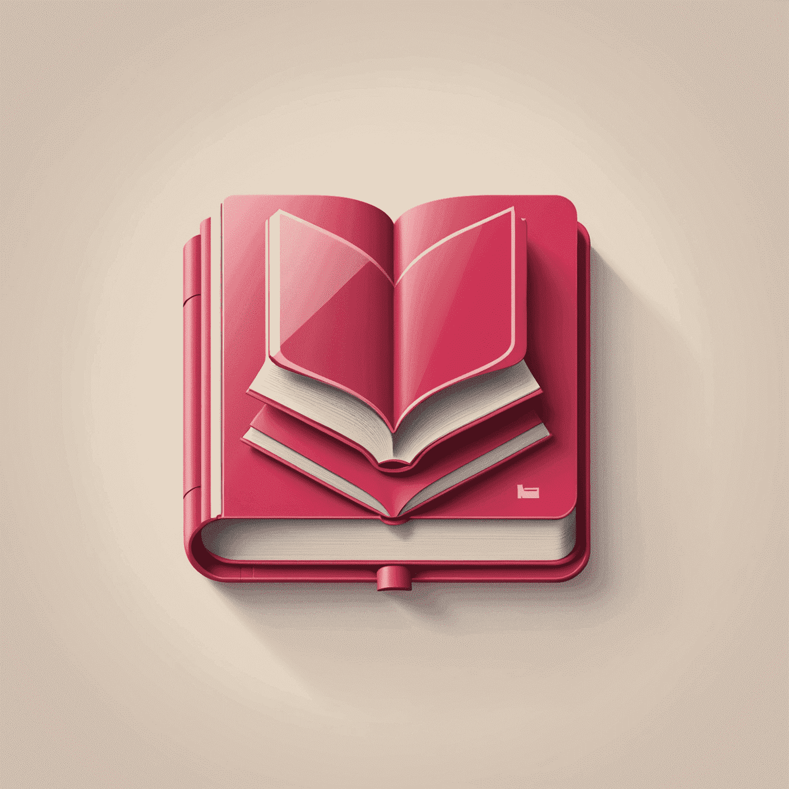 Calibile logo featuring a stylized book or e-reader device with a red and pink color scheme