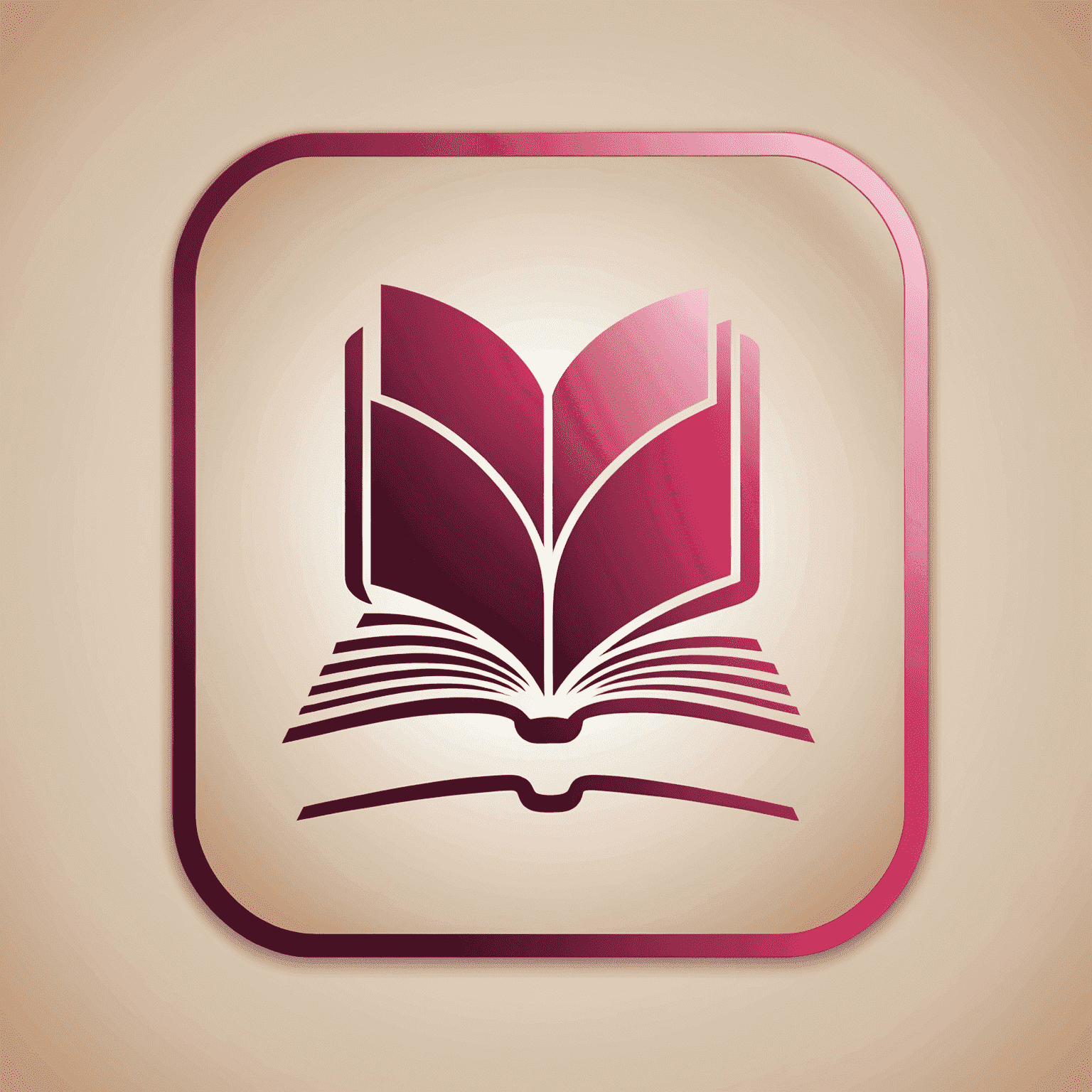 Calibile logo featuring a stylized book or e-reader device with a red and pink color scheme