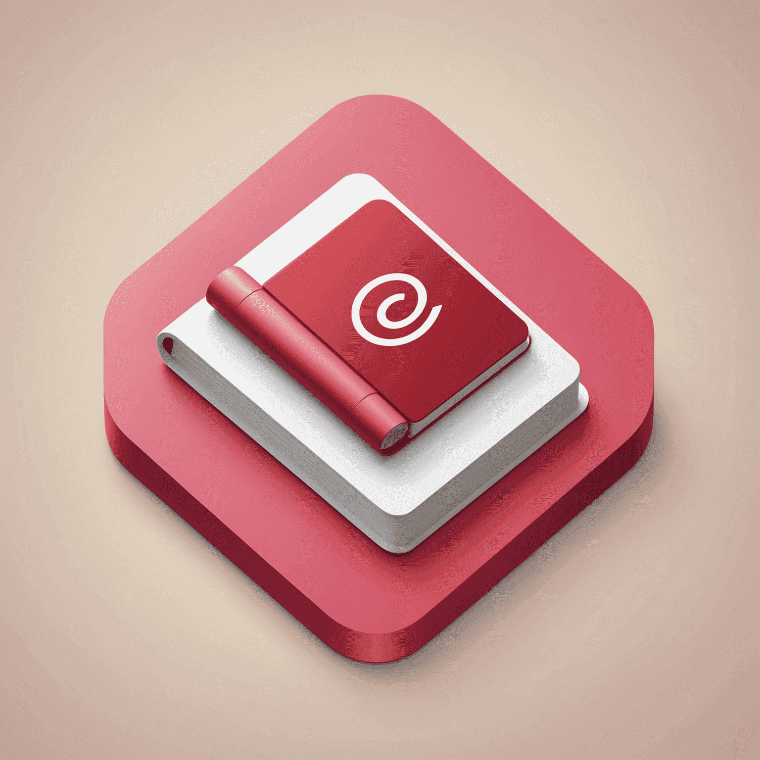 Calibile logo featuring a stylized book or e-reader device with a red and pink color scheme