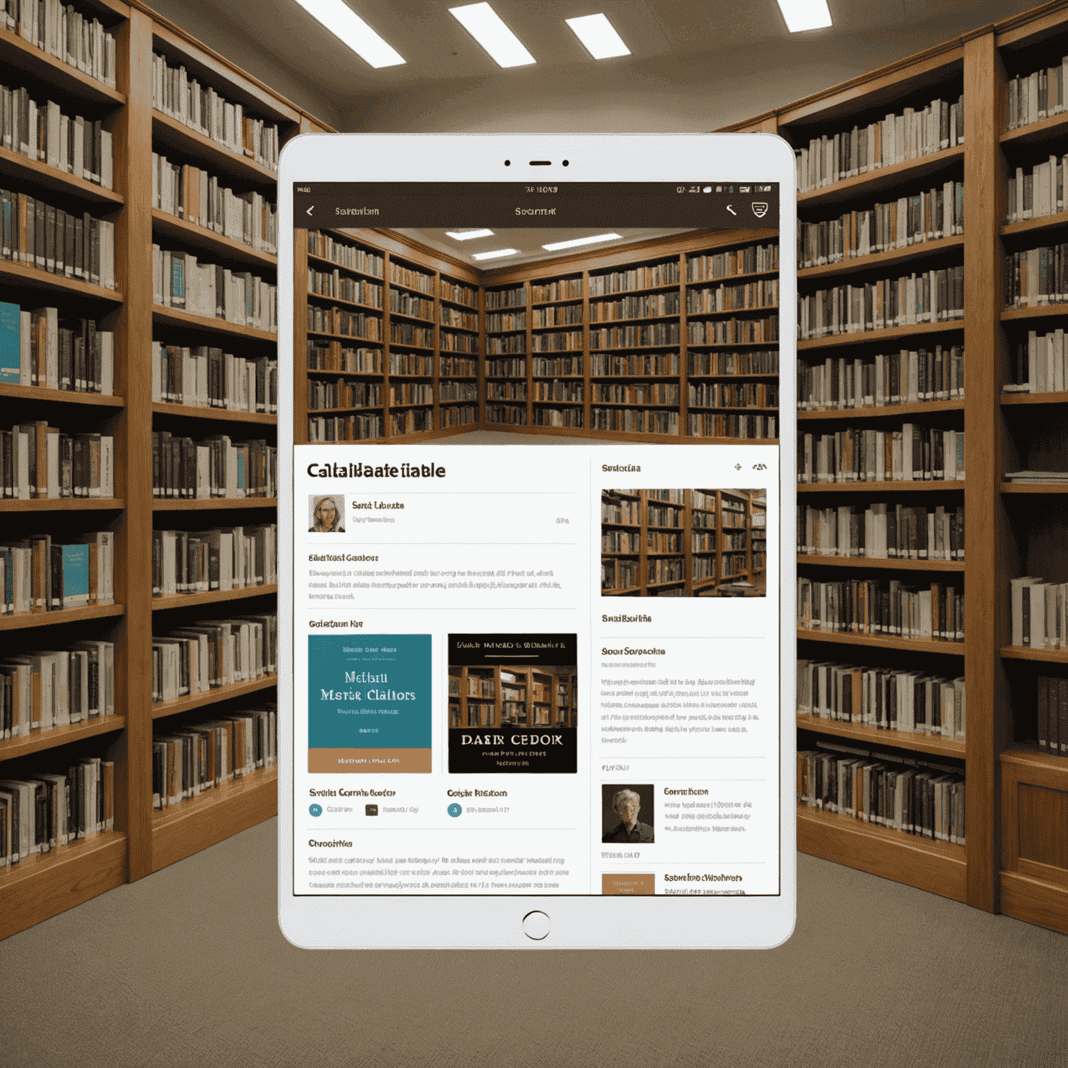 Calibile user interface showcasing the main library view with book covers, metadata, and organization options